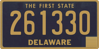 DE license plate 261330