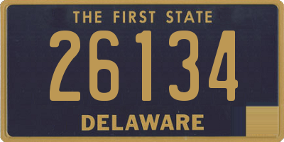 DE license plate 26134