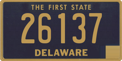 DE license plate 26137