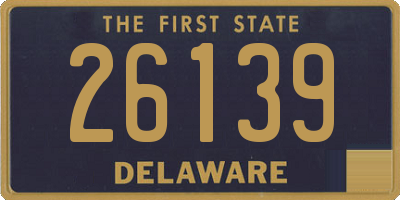 DE license plate 26139