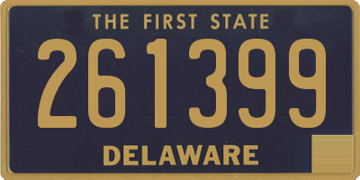 DE license plate 261399