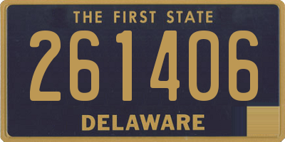 DE license plate 261406