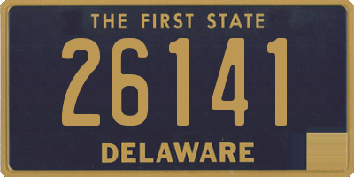 DE license plate 26141