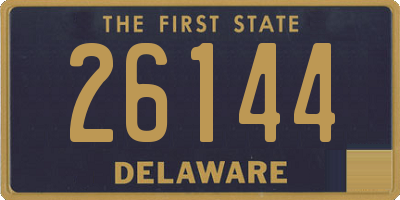 DE license plate 26144