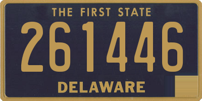 DE license plate 261446