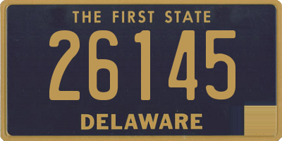 DE license plate 26145