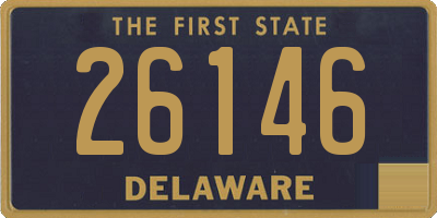 DE license plate 26146