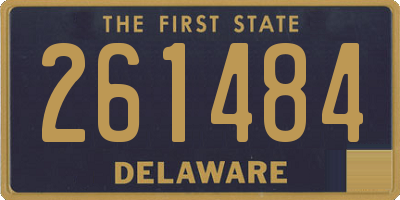 DE license plate 261484