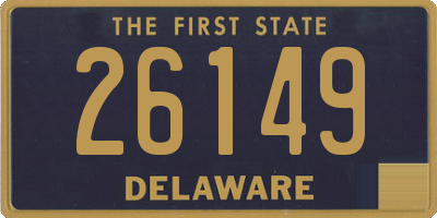 DE license plate 26149