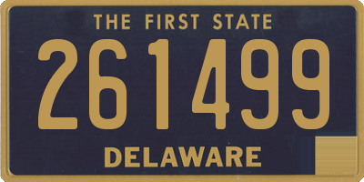 DE license plate 261499