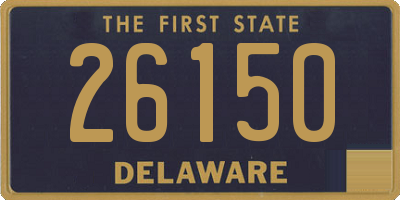 DE license plate 26150