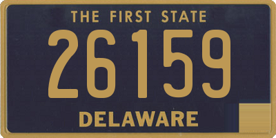 DE license plate 26159