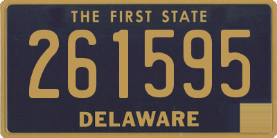 DE license plate 261595