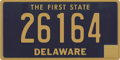 DE license plate 26164