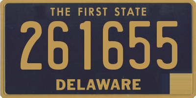 DE license plate 261655