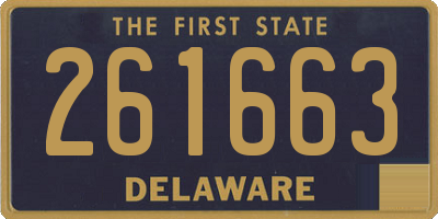 DE license plate 261663