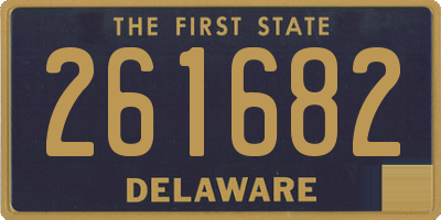DE license plate 261682