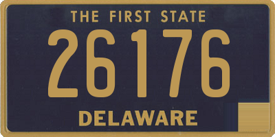 DE license plate 26176