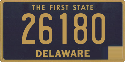 DE license plate 26180