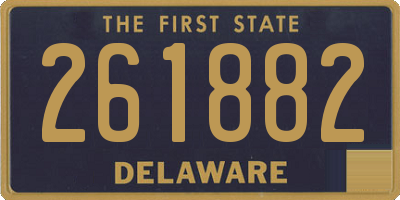 DE license plate 261882