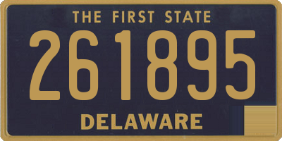 DE license plate 261895