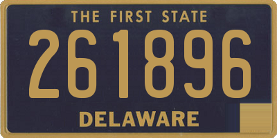 DE license plate 261896
