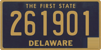DE license plate 261901