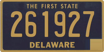 DE license plate 261927