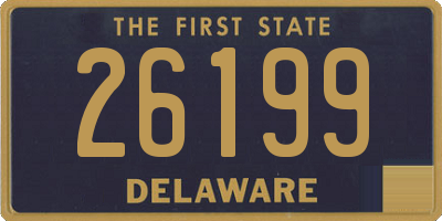 DE license plate 26199