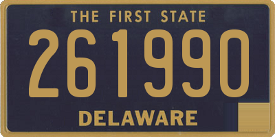 DE license plate 261990