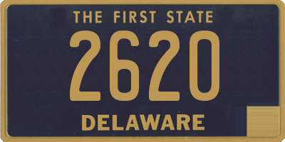 DE license plate 2620