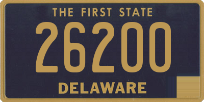 DE license plate 26200