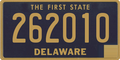 DE license plate 262010