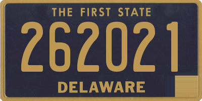 DE license plate 262021