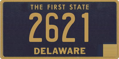 DE license plate 2621