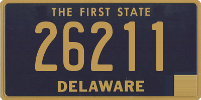 DE license plate 26211