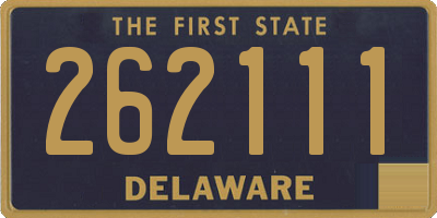DE license plate 262111