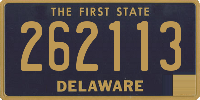 DE license plate 262113