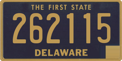 DE license plate 262115