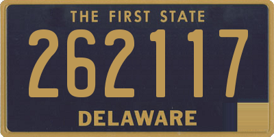 DE license plate 262117