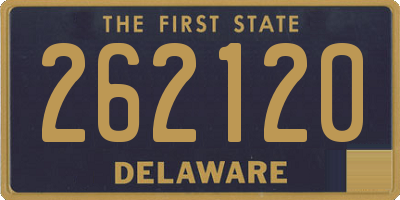 DE license plate 262120