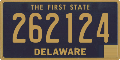 DE license plate 262124