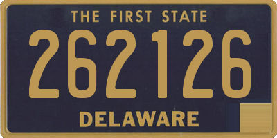 DE license plate 262126
