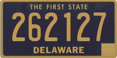 DE license plate 262127