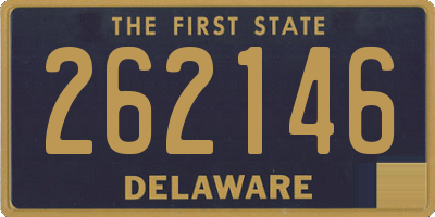 DE license plate 262146
