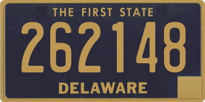 DE license plate 262148