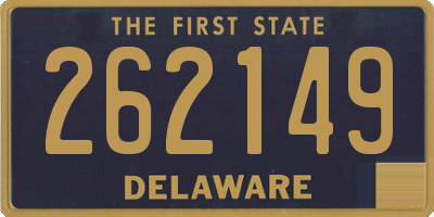 DE license plate 262149