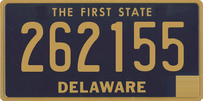 DE license plate 262155