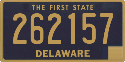 DE license plate 262157