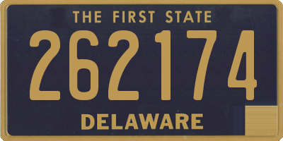 DE license plate 262174